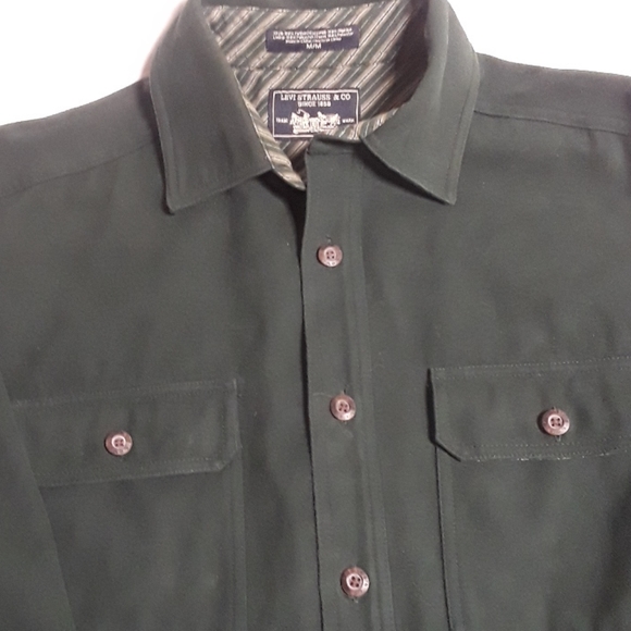 Levi Long Sleeve Work Shirt Mens Size 